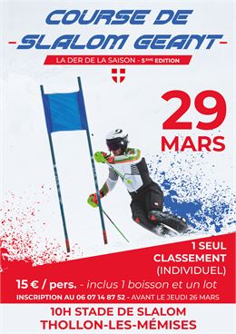 Course de slalom géant_Thollon-les-Mémises