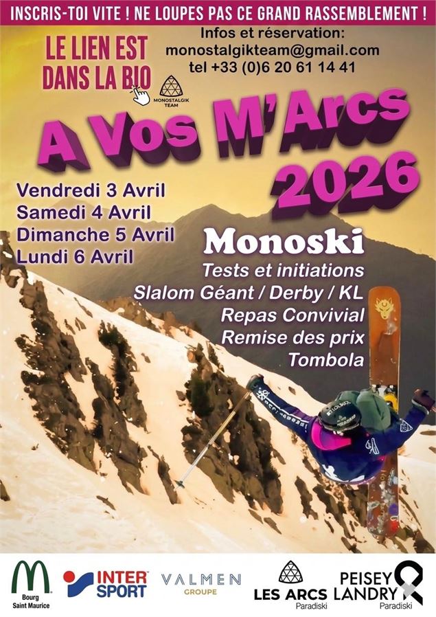 Affiche A vos M'arcs 2026