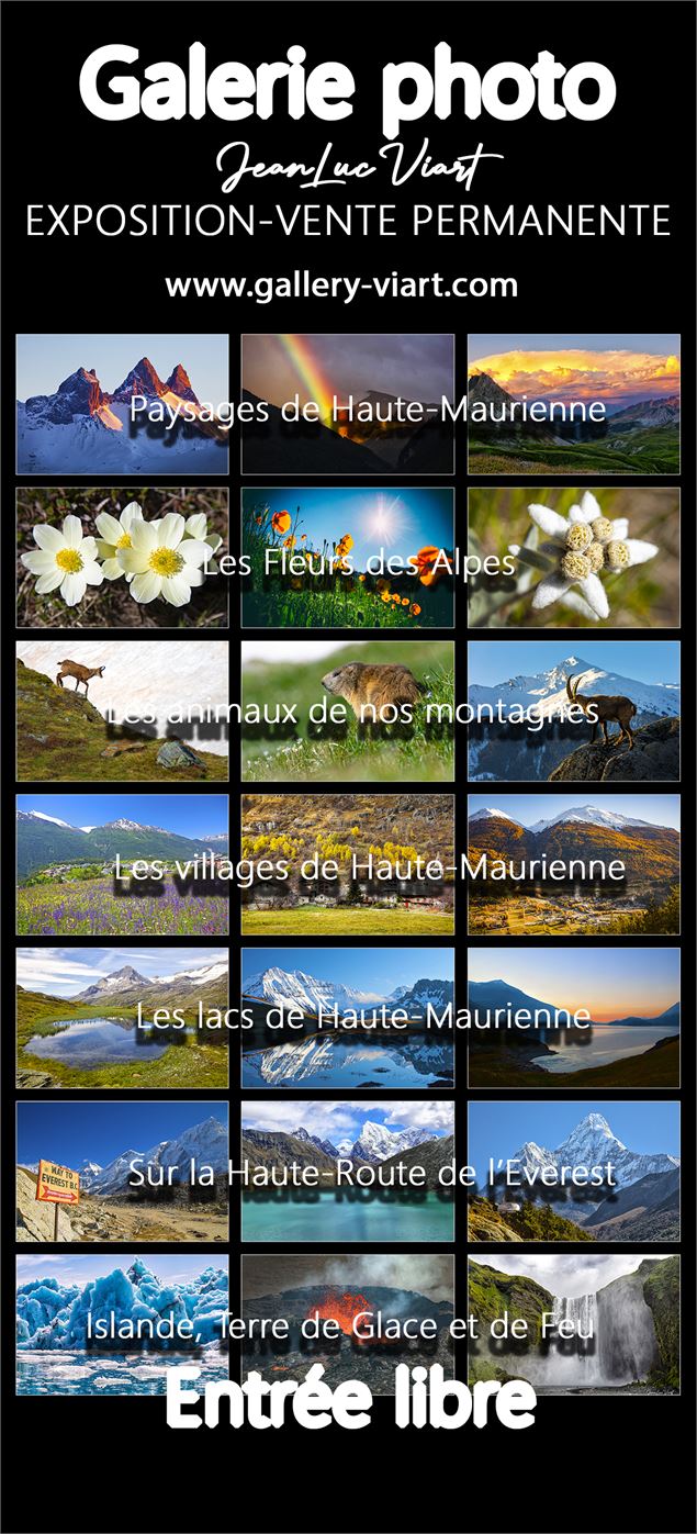 Affiche de l'expo photo - JL Viart