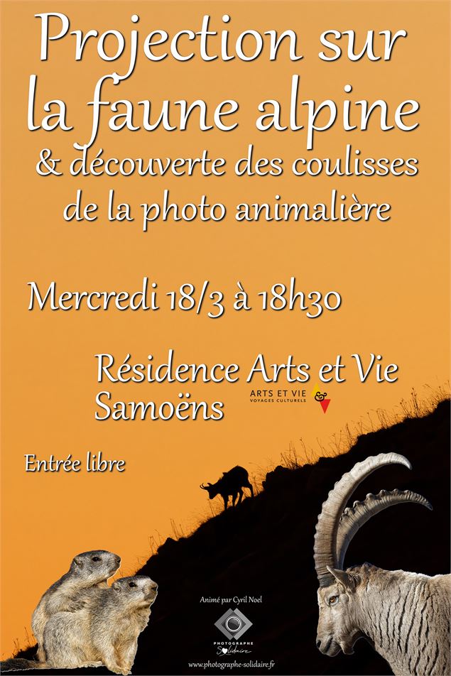 Affiche conférence - Cyril Noel