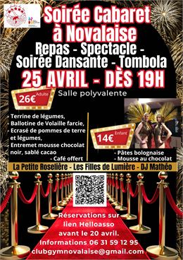 Fête du club - Soirée cabaret_Novalaise