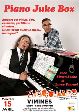 Simon Fache & Larry Tournel : "Piano Juke Box" au Zygo Solidaire_Les Échelles - Instinct'taf
