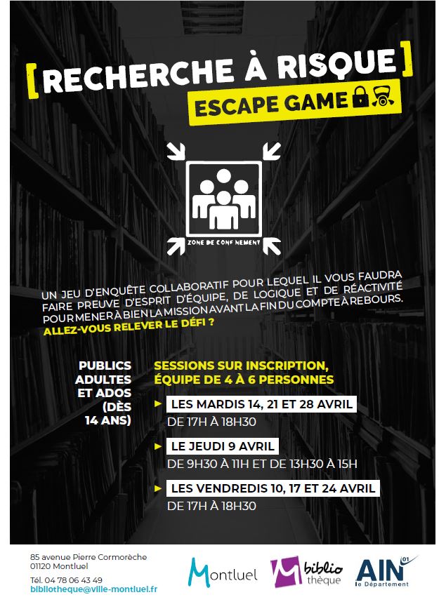 ESCAPE GAME - SERVICE COMMUNICATION