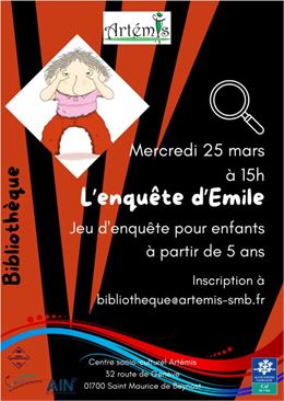 Quai du Polar: "L'enquête d'Emile" - Artémis