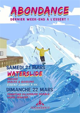 Affiche waterslide - Tristan Phalippou