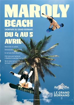 affiche de Maroly Beach - SAEM Les Remontées mécaniques