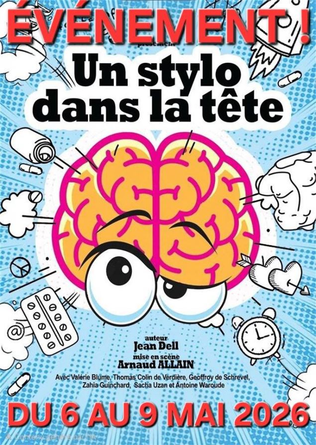 Affiche_Un stylo dans la tête - Les Arts dans l_R_Péronnas