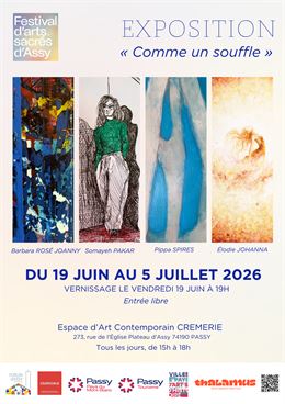 Exposition collective « Comme un souffle »_Passy