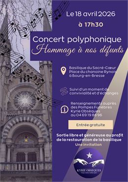 Affiche_Concert Polyphonique - ©Kyrie Obsèques