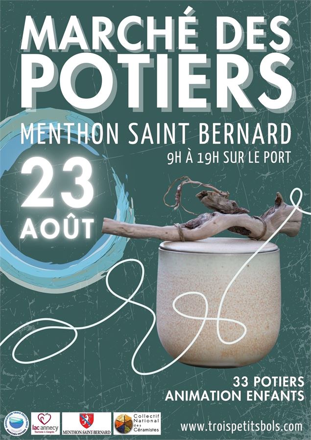 Marché des potiers_Menthon-Saint-Bernard - Trois petits bols