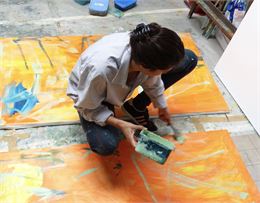Atelier Peinture au couteau – Barbara Rosé Joanny_Passy - Barbara Rosé Joanny
