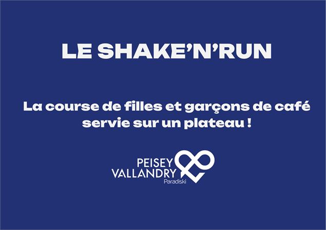 Shake'n'run : THE course de filles  et garçons de café à Peisey-Vallandry !_Peisey-Vallandry