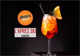 Apérol® X L'Après Ski - Canva / Clémence Priez