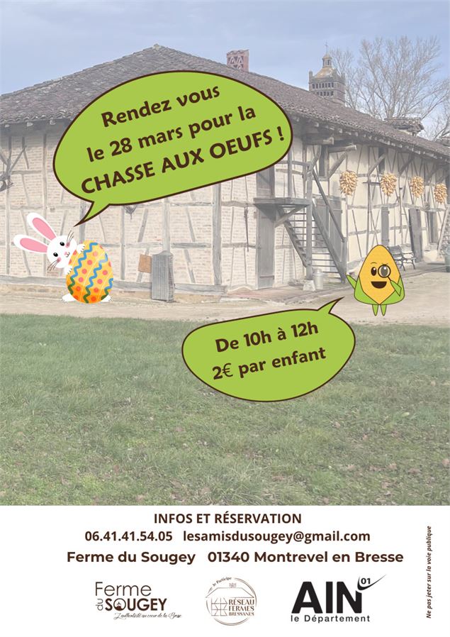 Affiche Pâques 2026 - ©Les Amis du Sougey