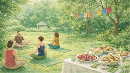 personne faisant du yoga - ot rumilly albanais