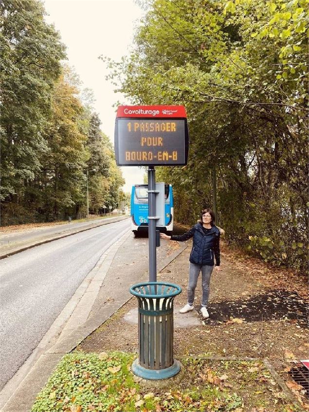 arrêt ligne covoiturage - GBA