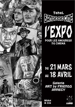 Exposition Bande de Ciné de l'artiste Tehel_Annecy
