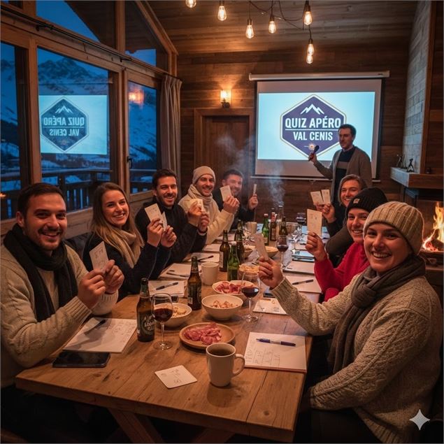 Des participants au coin du feu - Gemini IA
