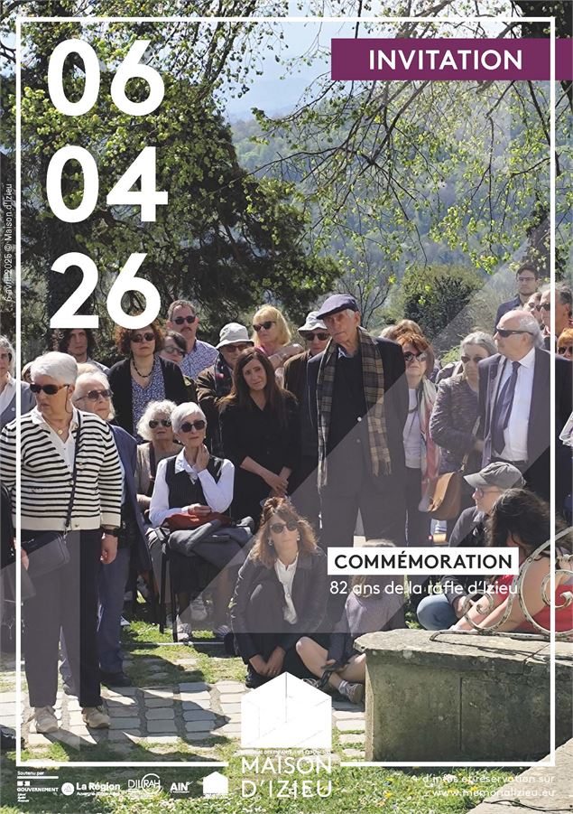 Commémoration de la rafle du 6 avril 1944 - Maison d'Izieu - Maison d'Izieu