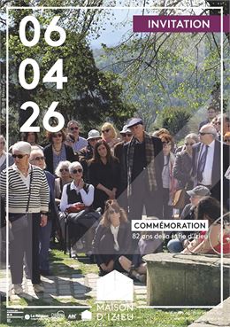 Commémoration de la rafle du 6 avril 1944 - Maison d'Izieu - Maison d'Izieu