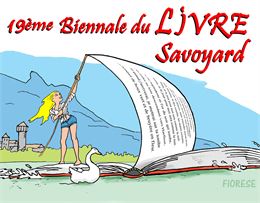 illustration fille livre bateau lac cygne - Fiorese