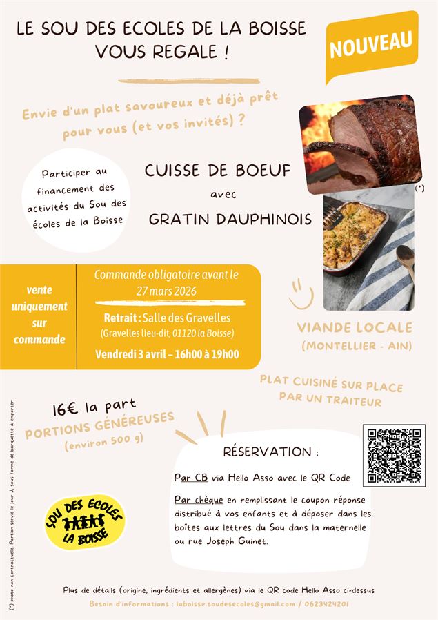 Cuisse de Boeuf (La Boisse) - Sou des Ecoles La Boisse