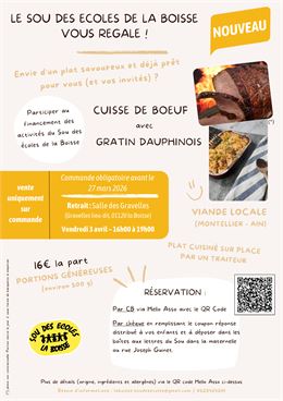 Cuisse de Boeuf (La Boisse) - Sou des Ecoles La Boisse