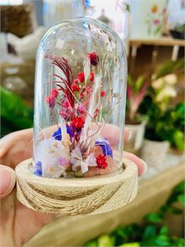 cloche fleurie - Pom'Violette