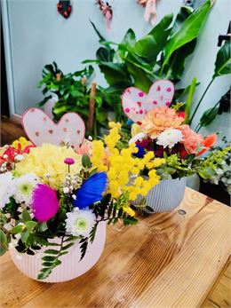 composition florale - POMVIOLETTE