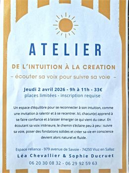 Atelier de l'intuition à la création - sophie ducruet