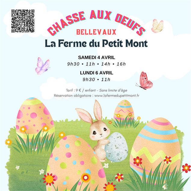 affiche chasse aux oeufs.png - La ferme du Petit Mont