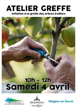Affiche atelier greffe - CCPEVA