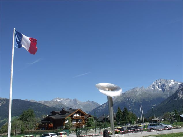 vasque flamme olympique Courchevel - © D. Dereani - Fondation Facim,