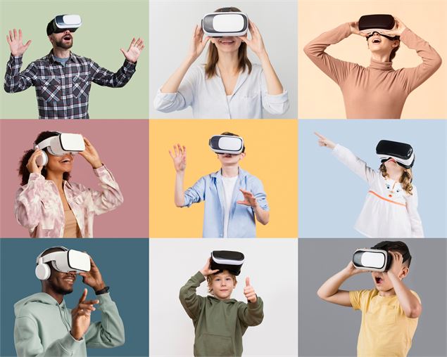 Europe : Atelier passant mobilité européenne et casque à réalité virtuelle_Annecy - © Freepik