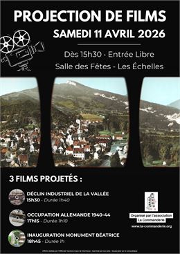 Projection de films par la Commanderie_Les Échelles - La Commanderie