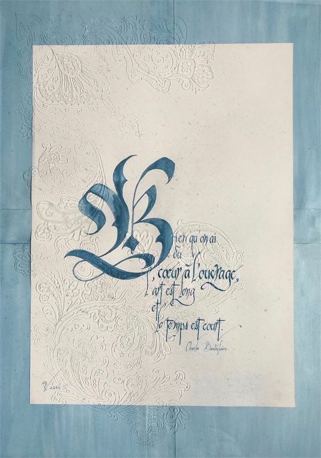 Art et calligraphie - Benghozi Bernard