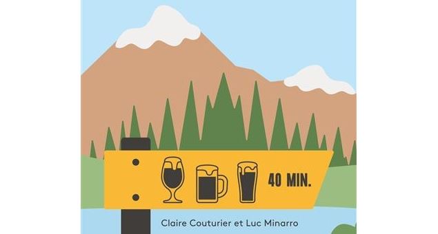Extrait couverture livre Rando Bière Rhône-Alpes - Claire Couturier