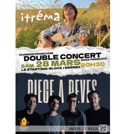 affiche du concert - Starting block