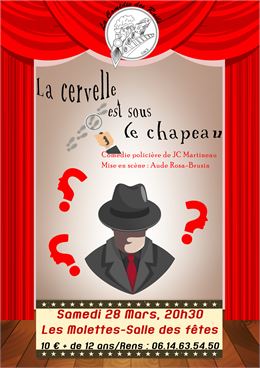 Pièce de théâtre "La Cervelle est sous le Chapeau"