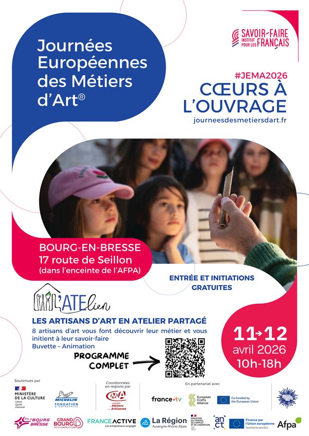 Affiche JEMA 2026 - L'Atelien