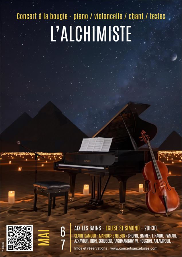 L'Alchimiste - un voyage musical sous les étoiles - Concerts Aux Etoiles