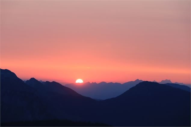 coucher de soleil - Office de Tourisme Thônes Coeur des Vallées