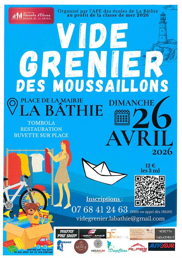 Vide-greniers des moussaillons_La Bâthie