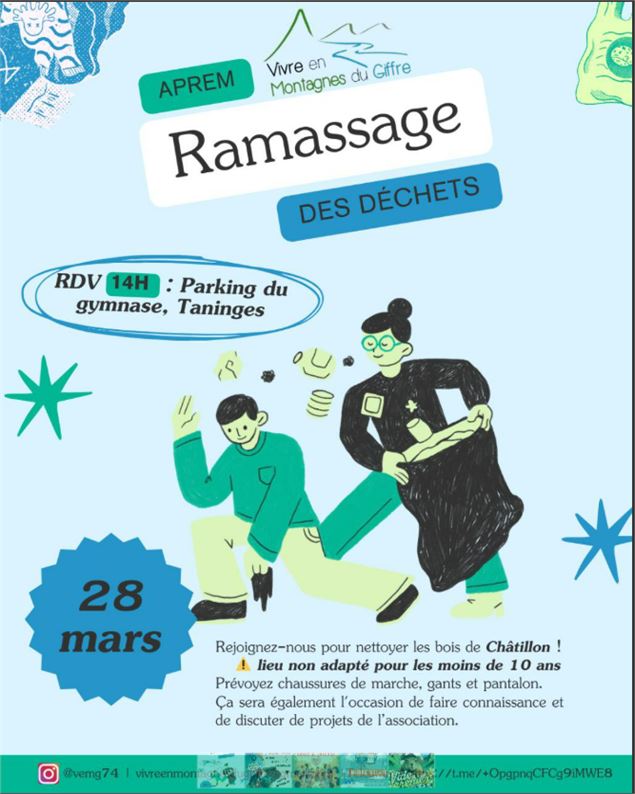 Aprem ramassage des déchets_Châtillon-sur-Cluses