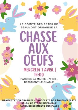 Chasse aux oeufs de Beaumont_Beaumont - Comité des fêtes de beaumont