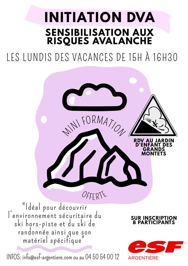 Initiation DVA (Détecteurs de victime d'avalanche)_Argentière