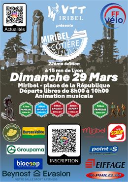 22ème édition "Miribel Côtière": VTT et randonnée_Montluel - Miribel VTT