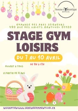 Stage loisirs Gym_Montluel