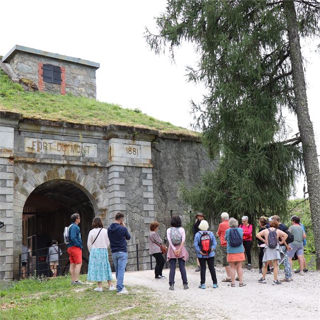 Visite guidée : le Fort du Mont_Albertville - Ville d'Albertville - service d'art et d'histoire