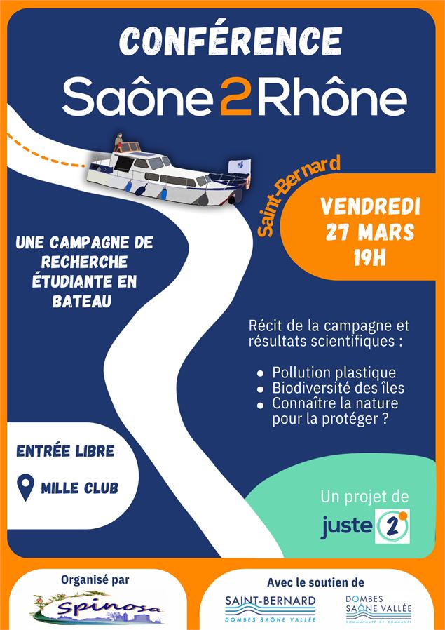 Affiche 27 mars Saône2Rhône - Spinosa